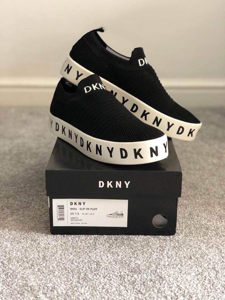 dkny platform trainers